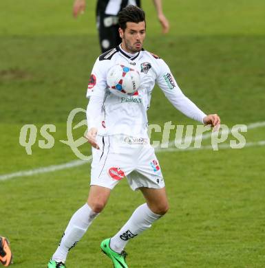 Fussball BUndesliga. RZ Pellets WAC gegen SK Puntigamer Sturm Graz.  Lucas Segovia Daniel (WAC). Wolfsberg, am 27.4.2014.
Foto: Kuess
---
pressefotos, pressefotografie, kuess, qs, qspictures, sport, bild, bilder, bilddatenbank