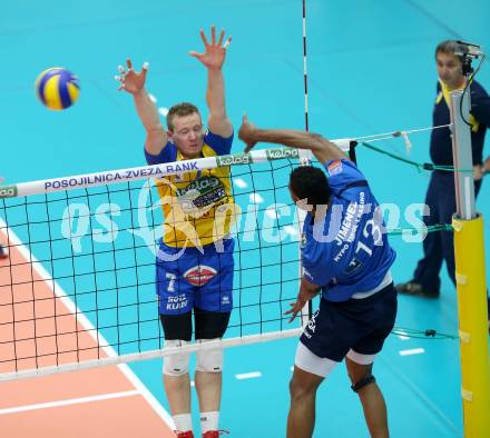 Volleyball Bundesliga. AVL Finalspiel. SK Aich/Dob gegen Hypo Tirol. Stanislaw Wawrzynczyk (Aich). Bleiburg, 26.4.2014.
Foto: Kuess 
---
pressefotos, pressefotografie, kuess, qs, qspictures, sport, bild, bilder, bilddatenbank