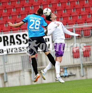 Fussball. Regionalliga. Austria Klagenfurt gegen Pasching. Andreas Tiffner (Austria), Duje Caleta-Car (Pasching). Klagenfurt, 30.4.2014.
Foto: Kuess
---
pressefotos, pressefotografie, kuess, qs, qspictures, sport, bild, bilder, bilddatenbank