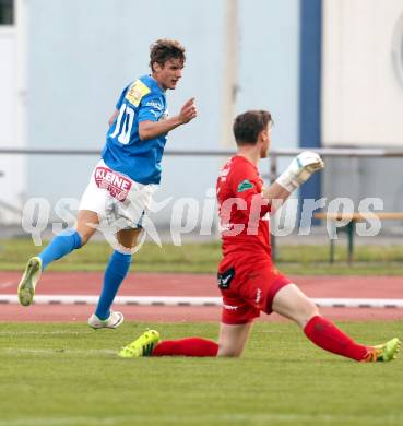 Fussball Regionalliga. VSV gegen Allerheiligen. Torjubel Moritz Guetz (VSV). Villach, 2.5.2014.
Foto: Kuess
---
pressefotos, pressefotografie, kuess, qs, qspictures, sport, bild, bilder, bilddatenbank