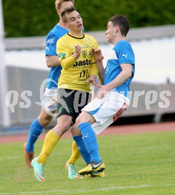 Fussball Regionalliga. VSV gegen Allerheiligen. Tobias Marko Graf,  (VSV),  Vedran Vinko (Allerheiligen). Villach, 2.5.2014.
Foto: Kuess
---
pressefotos, pressefotografie, kuess, qs, qspictures, sport, bild, bilder, bilddatenbank