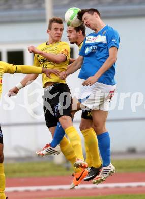 Fussball Regionalliga. VSV gegen Allerheiligen. Luka Caculovic, (VSV),   Daniel Resch, Georg Grasser (Allerheiligen). Villach, 2.5.2014.
Foto: Kuess
---
pressefotos, pressefotografie, kuess, qs, qspictures, sport, bild, bilder, bilddatenbank