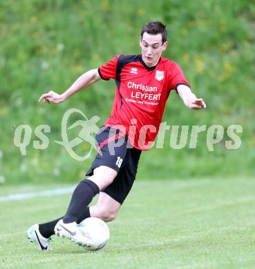 Fussball Kaerntner Liga. Maria Saal gegen ATUS Ferlach.  Marco Mueller (Maria Saal). Maria Saal, am 3.5.2014.
Foto: Kuess
---
pressefotos, pressefotografie, kuess, qs, qspictures, sport, bild, bilder, bilddatenbank