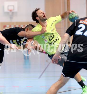 Handball Bundesliga. HC Kaernten gegen Fivers WAT Margareten. Branko Bedekovic (HCK). Viktring, am 4.5.2014.
Foto: Kuess
---
pressefotos, pressefotografie, kuess, qs, qspictures, sport, bild, bilder, bilddatenbank