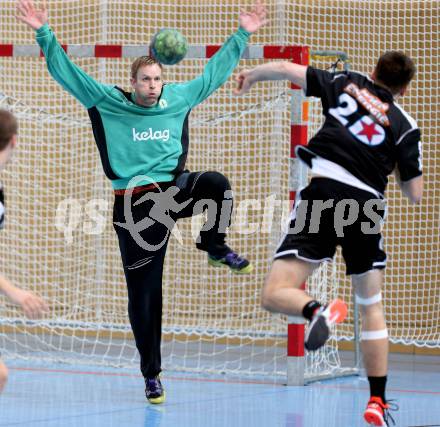 Handball Bundesliga. HC Kaernten gegen Fivers WAT Margareten. Gasper Jelen (HCK). Viktring, am 4.5.2014.
Foto: Kuess
---
pressefotos, pressefotografie, kuess, qs, qspictures, sport, bild, bilder, bilddatenbank