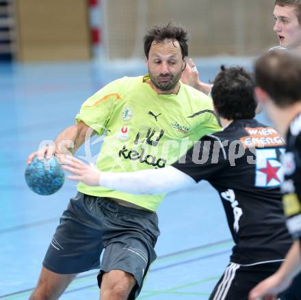 Handball Bundesliga. HC Kaernten gegen Fivers WAT Margareten. Branko Bedekovic (HCK). Viktring, am 4.5.2014.
Foto: Kuess
---
pressefotos, pressefotografie, kuess, qs, qspictures, sport, bild, bilder, bilddatenbank