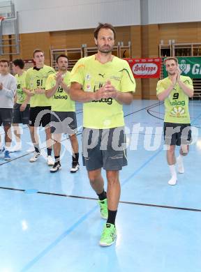 Handball Bundesliga. HC Kaernten gegen Fivers WAT Margareten. enttaeuscht Branko Bedekovic (HCK). Viktring, am 4.5.2014.
Foto: Kuess
---
pressefotos, pressefotografie, kuess, qs, qspictures, sport, bild, bilder, bilddatenbank