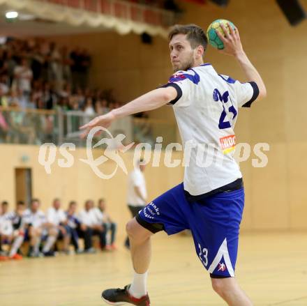 Handball HLA. SC Kelag Ferlach gegen HSG Raiffeisen Baernbach/Koeflach. 
Matevz Cemas (SCF). Ferlach, am 9.5.2014.
Foto: Kuess 
---
pressefotos, pressefotografie, kuess, qs, qspictures, sport, bild, bilder, bilddatenbank