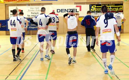 Handball HLA. SC Kelag Ferlach gegen HSG Raiffeisen Baernbach/Koeflach. 
enttaeuscht (SCF). Ferlach, am 9.5.2014.
Foto: Kuess 
---
pressefotos, pressefotografie, kuess, qs, qspictures, sport, bild, bilder, bilddatenbank