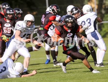 America Football. Carinthian Lions gegen Blue Devils Dornbirn. Jeremy Lopez Dos Santos (Lions). Klagenfurt, 10.5.2014.
Foto: Kuess
---
pressefotos, pressefotografie, kuess, qs, qspictures, sport, bild, bilder, bilddatenbank