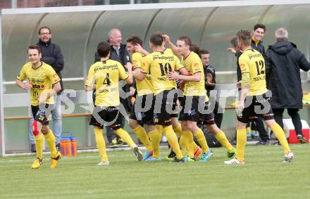 Fussball Regionalliga. SAK gegen Allerheiligen. Torjubel  (Allerheiligen). Welzenegg, am 13.5.2014.
Foto: Kuess
---
pressefotos, pressefotografie, kuess, qs, qspictures, sport, bild, bilder, bilddatenbank