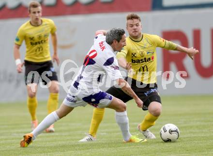 Fussball Regionalliga. SAK gegen Allerheiligen. Thomas Riedl, (SAK), Andrej Prejac (Allerheiligen). Welzenegg, am 13.5.2014.
Foto: Kuess
---
pressefotos, pressefotografie, kuess, qs, qspictures, sport, bild, bilder, bilddatenbank