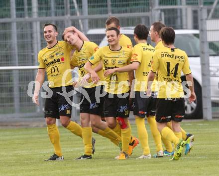 Fussball Regionalliga. SAK gegen Allerheiligen. Torjubel  (Allerheiligen). Welzenegg, am 13.5.2014.
Foto: Kuess
---
pressefotos, pressefotografie, kuess, qs, qspictures, sport, bild, bilder, bilddatenbank