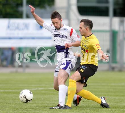 Fussball Regionalliga. SAK gegen Allerheiligen. Patrick Lausegger, (SAK), Georg Grasser (Allerheiligen). Welzenegg, am 13.5.2014.
Foto: Kuess
---
pressefotos, pressefotografie, kuess, qs, qspictures, sport, bild, bilder, bilddatenbank