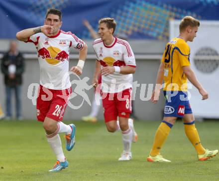 Fussball. OEFB Samsung Cup. Finale. Red Bull Salzburg gegen SKN St. Poelten. Torjubel Soriano Casas Jonatan (Salzburg). Klagenfurt, 18.6.2014.
Foto: Kuess
---
pressefotos, pressefotografie, kuess, qs, qspictures, sport, bild, bilder, bilddatenbank