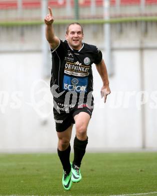 Fussball KFV Cup. Finale. SK Austria Klagenfurt gegen Lendorf. Torjubel Martin Morgenstern (Lendorf). KLagenfurt, am 20.5.2014.
Foto: Kuess
---
pressefotos, pressefotografie, kuess, qs, qspictures, sport, bild, bilder, bilddatenbank