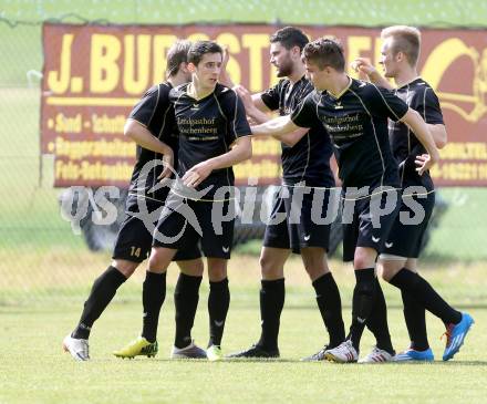 Fussball Kaerntner Liga. Koettmannsdorf gegen St. Veit. Torjubel Koettmannsdorf. Koettmannsdorf, 25.5.2014.
Foto: Kuess
---
pressefotos, pressefotografie, kuess, qs, qspictures, sport, bild, bilder, bilddatenbank