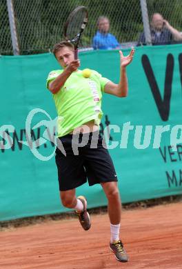 Tennis. Bundesliga Herren, Sportunion Klagenfurt 1 gegen SGS Spittal an der Drau 1.  Victor Crivoi (Spittal). Klagenfurt, am 31.5.2014.
Foto: Kuess
---
pressefotos, pressefotografie, kuess, qs, qspictures, sport, bild, bilder, bilddatenbank