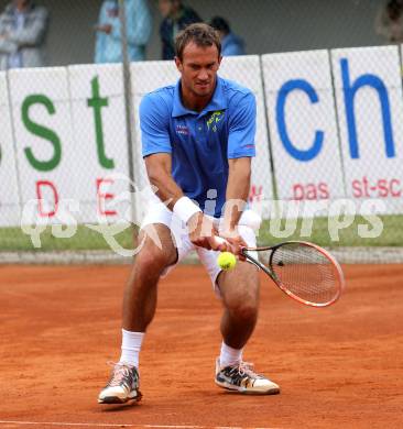 Tennis. Bundesliga Herren, Sportunion Klagenfurt 1 gegen SGS Spittal an der Drau 1.  Ante Pavic (Union). Klagenfurt, am 31.5.2014.
Foto: Kuess
---
pressefotos, pressefotografie, kuess, qs, qspictures, sport, bild, bilder, bilddatenbank