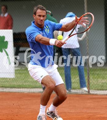 Tennis. Bundesliga Herren, Sportunion Klagenfurt 1 gegen SGS Spittal an der Drau 1.  Ante Pavic (Union). Klagenfurt, am 31.5.2014.
Foto: Kuess
---
pressefotos, pressefotografie, kuess, qs, qspictures, sport, bild, bilder, bilddatenbank