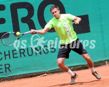 Tennis. Bundesliga Herren, Sportunion Klagenfurt 1 gegen SGS Spittal an der Drau 1.  Victor Crivoi (Spittal). Klagenfurt, am 31.5.2014.
Foto: Kuess
---
pressefotos, pressefotografie, kuess, qs, qspictures, sport, bild, bilder, bilddatenbank