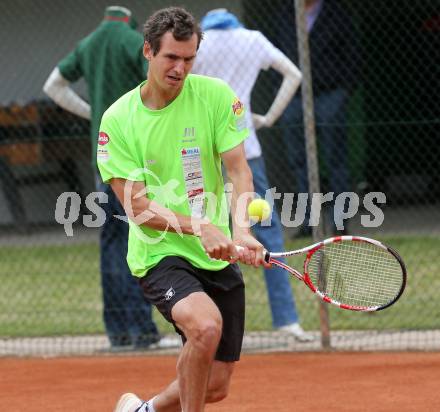 Tennis. Bundesliga Herren, Sportunion Klagenfurt 1 gegen SGS Spittal an der Drau 1.  Jan Hernych (Spittal). Klagenfurt, am 31.5.2014.
Foto: Kuess
---
pressefotos, pressefotografie, kuess, qs, qspictures, sport, bild, bilder, bilddatenbank