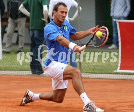 Tennis. Bundesliga Herren, Sportunion Klagenfurt 1 gegen SGS Spittal an der Drau 1.  Ante Pavic (Union). Klagenfurt, am 31.5.2014.
Foto: Kuess
---
pressefotos, pressefotografie, kuess, qs, qspictures, sport, bild, bilder, bilddatenbank