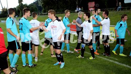 Fussball. 2. Klasse B. Drautal 1b gegen St. Egyden.  Die Drautaler gratulieren den St. Egydenern zum Aufstieg Feistritz/Drau, am 6.6.2014.
Foto: Kuess
---
pressefotos, pressefotografie, kuess, qs, qspictures, sport, bild, bilder, bilddatenbank