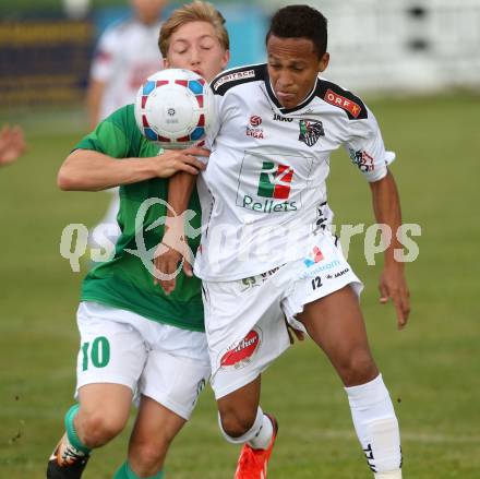 Fussballl Bundesliga. Testspiel. RZ Pellets WAC gegen Ilirija Ljubljana. Hieziel Soares (WAC). Liebenfels, am 13.6.2014.
Foto: Kuess
---
pressefotos, pressefotografie, kuess, qs, qspictures, sport, bild, bilder, bilddatenbank