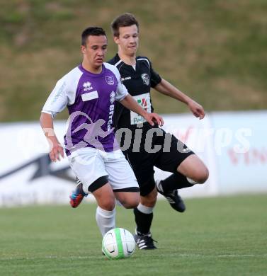 Fussball Nachwuchs. Kaerntner Meisterschaft. Finale U18. SK Austria Klagenfurt gegen RZ Pellets WAC. Vahid Muharemovic (Austria). St. Veit, am 21.6.2014.
Foto: Kuess
---
pressefotos, pressefotografie, kuess, qs, qspictures, sport, bild, bilder, bilddatenbank