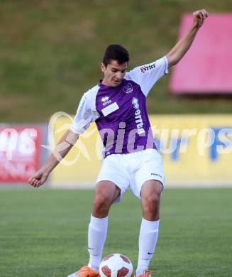 Fussball Nachwuchs. Kaerntner Meisterschaft. Finale U18. SK Austria Klagenfurt gegen RZ Pellets WAC. Luka Bjelica (Austria). St. Veit, am 21.6.2014.
Foto: Kuess
---
pressefotos, pressefotografie, kuess, qs, qspictures, sport, bild, bilder, bilddatenbank