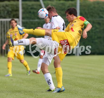 Fussball Bundesliga. Testspiel. RZ Pellets WAC gegen SV Kapfenberg.  Tadej Trdina (WAC). Bad St. Leonhard, am 27.6.2014.
Foto: Kuess
---
pressefotos, pressefotografie, kuess, qs, qspictures, sport, bild, bilder, bilddatenbank