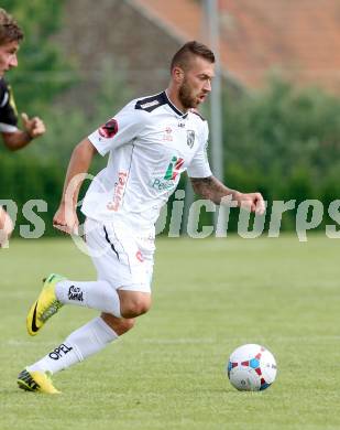 Fussball Bundesliga. Testspiel. RZ Pellets WAC gegen SV Kapfenberg.  Peter Zulj (WAC). Bad St. Leonhard, am 27.6.2014.
Foto: Kuess
---
pressefotos, pressefotografie, kuess, qs, qspictures, sport, bild, bilder, bilddatenbank