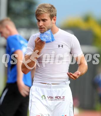 Fussball Bundesliga. Testspiel. RZ Pellets WAC gegen SV Kapfenberg.  Manuel Weber (WAC). Bad St. Leonhard, am 27.6.2014.
Foto: Kuess
---
pressefotos, pressefotografie, kuess, qs, qspictures, sport, bild, bilder, bilddatenbank