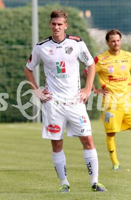 Fussball Bundesliga. Testspiel. RZ Pellets WAC gegen SV Kapfenberg.  Tadej Trdina (WAC). Bad St. Leonhard, am 27.6.2014.
Foto: Kuess
---
pressefotos, pressefotografie, kuess, qs, qspictures, sport, bild, bilder, bilddatenbank