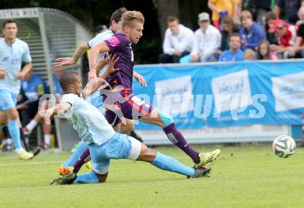 Fussball Bundesliga. Testspiel. FK Austria Wien gegen FC Dinamo Moskau.  Alexander Gruenwald,  (Austria). Seeboden, am 2.7.2014.
Foto: Kuess

---
pressefotos, pressefotografie, kuess, qs, qspictures, sport, bild, bilder, bilddatenbank