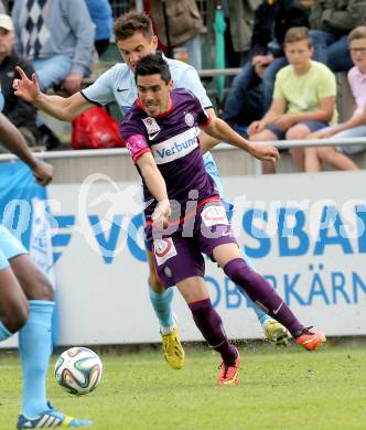 Fussball Bundesliga. Testspiel. FK Austria Wien gegen FC Dinamo Moskau.  David De Paula (Austria). Seeboden, am 2.7.2014.
Foto: Kuess

---
pressefotos, pressefotografie, kuess, qs, qspictures, sport, bild, bilder, bilddatenbank