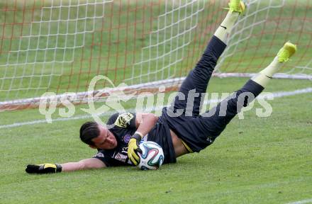 Fussball Bundesliga. Testspiel. FK Austria Wien gegen FC Dinamo Moskau.  Heinz Lindner (Austria). Seeboden, am 2.7.2014.
Foto: Kuess

---
pressefotos, pressefotografie, kuess, qs, qspictures, sport, bild, bilder, bilddatenbank