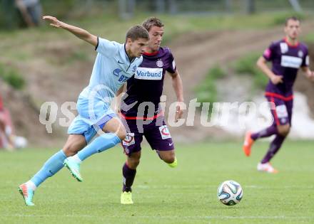 Fussball Bundesliga. Testspiel. FK Austria Wien gegen FC Dinamo Moskau.  Mario Leitgeb (Austria). Seeboden, am 2.7.2014.
Foto: Kuess

---
pressefotos, pressefotografie, kuess, qs, qspictures, sport, bild, bilder, bilddatenbank