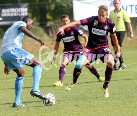 Fussball Bundesliga. Testspiel. FK Austria Wien gegen FC Dinamo Moskau.  Alexander Gruenwald (Austria). Seeboden, am 2.7.2014.
Foto: Kuess

---
pressefotos, pressefotografie, kuess, qs, qspictures, sport, bild, bilder, bilddatenbank