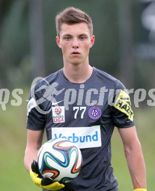 Fussball Bundesliga. Testspiel. FK Austria Wien gegen FC Dinamo Moskau.  Tino Casali (Austria). Seeboden, am 2.7.2014.
Foto: Kuess

---
pressefotos, pressefotografie, kuess, qs, qspictures, sport, bild, bilder, bilddatenbank