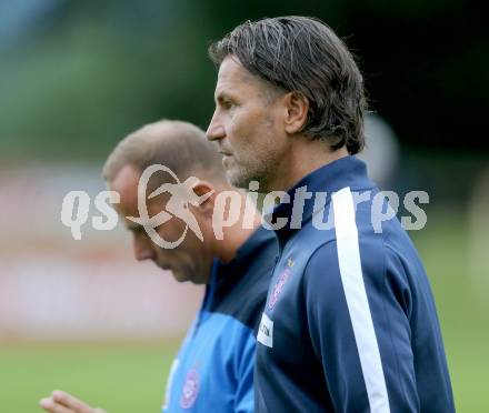 Fussball Bundesliga. Testspiel. FK Austria Wien gegen FC Dinamo Moskau.  Trainer Gerald Baumgartner (Austria). Seeboden, am 2.7.2014.
Foto: Kuess

---
pressefotos, pressefotografie, kuess, qs, qspictures, sport, bild, bilder, bilddatenbank