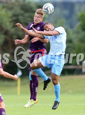 Fussball Bundesliga. Testspiel. FK Austria Wien gegen FC Dinamo Moskau.  Alexander Gruenwald (Austria). Seeboden, am 2.7.2014.
Foto: Kuess

---
pressefotos, pressefotografie, kuess, qs, qspictures, sport, bild, bilder, bilddatenbank