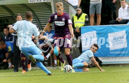 Fussball Bundesliga. Testspiel. FK Austria Wien gegen FC Dinamo Moskau.  Alexander Gruenwald (Austria). Seeboden, am 2.7.2014.
Foto: Kuess

---
pressefotos, pressefotografie, kuess, qs, qspictures, sport, bild, bilder, bilddatenbank