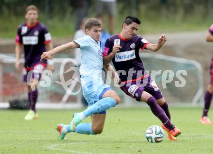 Fussball Bundesliga. Testspiel. FK Austria Wien gegen FC Dinamo Moskau.  David De Paula (Austria). Seeboden, am 2.7.2014.
Foto: Kuess

---
pressefotos, pressefotografie, kuess, qs, qspictures, sport, bild, bilder, bilddatenbank