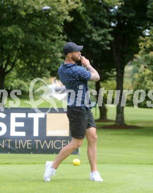 Eishockey. Golf. Lederhosengolfturnier.  Thomas Raffl. Klopeinersee, am 5.7.2014.
Foto: Kuess
---
pressefotos, pressefotografie, kuess, qs, qspictures, sport, bild, bilder, bilddatenbank