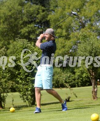 Eishockey. Golf. Lederhosengolfturnier.  Michael Grabner. Klopeinersee, am 5.7.2014.
Foto: Kuess
---
pressefotos, pressefotografie, kuess, qs, qspictures, sport, bild, bilder, bilddatenbank