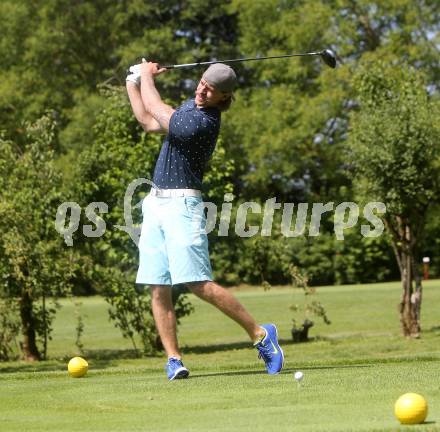 Eishockey. Golf. Lederhosengolfturnier.  Michael Grabner. Klopeinersee, am 5.7.2014.
Foto: Kuess
---
pressefotos, pressefotografie, kuess, qs, qspictures, sport, bild, bilder, bilddatenbank