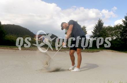 Eishockey. Golf. Lederhosengolfturnier.  Thomas Raffl. Klopeinersee, am 5.7.2014.
Foto: Kuess
---
pressefotos, pressefotografie, kuess, qs, qspictures, sport, bild, bilder, bilddatenbank