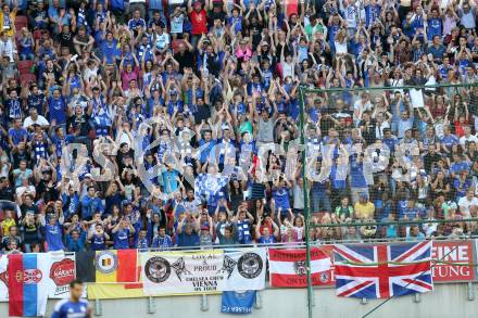 Fussball Testspiel. RZ Pellets WAC gegen Chelsea FC.  Fans. Woerthersee Stadion. Klagenfurt, am 23.7.2014.
Foto: Kuess
---
pressefotos, pressefotografie, kuess, qs, qspictures, sport, bild, bilder, bilddatenbank